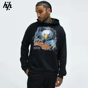 Offre Spéciale personnalisable impression numérique hommes surdimensionné pull français éponge coton unisexe hommes thermique sweats à capuche et sweat-shirts - Product Image 1