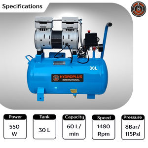 Industrial 30L 1HP Oil Free <b>Air</b> <b>Compressor</b> <b>Portable</b> Silent Machine for Garage Workshop Painting and <b>Air</b> Tool Maintenance - Product Image 4