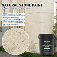 Revêtement liquide extérieur en acrylique écologique de qualité supérieure, effet pierre granitique, imperméable, anti-UV, longue durée de vie