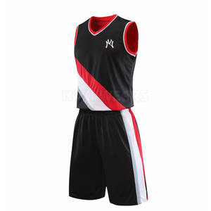 Uniforme de basket-ball d'entraînement de haute qualité Uniforme de basket-ball imprimé de logo personnalisé confortable - Product Image 1
