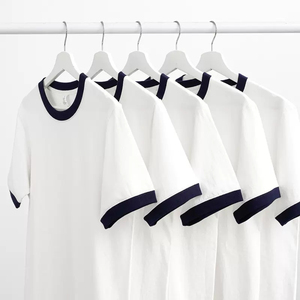 Streetwear Men's <b>T</b> <b>shirts</b> Short Sleeve <b>Ringer</b> <b>T</b>-<b>Shirts</b> for Men 200gsm Cotton Jersey <b>Ringer</b> <b>T</b> <b>shirts</b> Custom Solid Color block - Product Image 4