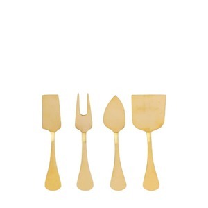 Silver Metal Cheese Server Set With <b>Mother</b> Of Pearl Handle Cheese Knife Spreader Utensils for Modern Kitchen Wedding Dining Use - Product Image 3