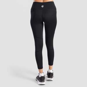 Leggings Deportivos Negros con Efecto Tie Dye, Control de Abdomen y Características Térmicas, Pantalones de Yoga Casuales de Nailon y Spandex - Product Image 2