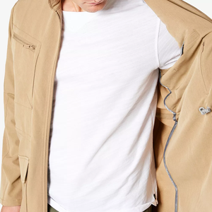 2025 personnalisé de haute qualité support imperméable coupe-vent activités de plein air haute rue Style en gros mâle utilitaire veste d'hiver - Product Image 3