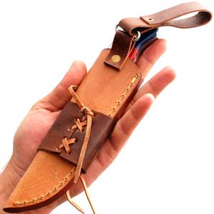 Cuchillo de caza hoja fija Funda de cuero - Product Image 3