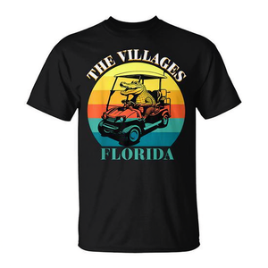 T-shirt Alligator per golf cart in pensionamento nelle villaggi della Florida - Prodotto promozionale - Product Image 2