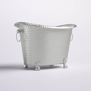 ถังน้ำแข็งทองเหลืองหรูหราพร้อมขาดีไซน์ทันสมัยทนทานพร้อมด้ามจับ - Product Image 3