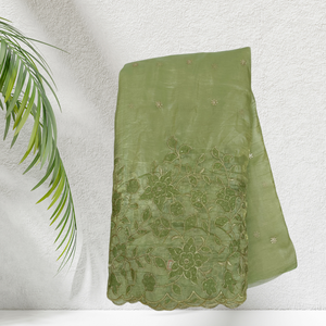 Shanti Weds Special Gold Crush Sarees Collection Nouveau tissu Jimichu avec chemisier cousu pour tenue de fête indienne formelle - Product Image 3