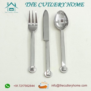 ชุด Flatware ผู้ส่งออกชุดช้อนส้อมกระจกสแตนเลสทํามือคุณภาพสูงพร้อมใช้สําหรับผู้ซื้อจํานวนมาก - Product Image 2
