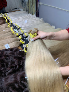 Extensiones de Cabello Humano Virgen Vietnamita Liso de 28 Pulgadas y 100 Gramos, de Alta Calidad con Puntas Super Doblemente Tramadas, Gran Venta - Product Image 3