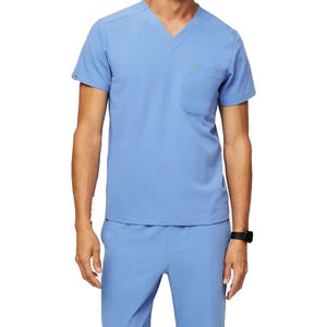 De calidad superior de los hombres Hospital Enfermeras Scrubs de punto de poliéster disponible en todos los colores y tamaños fácil de usar al por mayor - Product Image 1