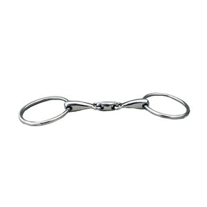 Mèche à anneau lâche en acier inoxydable Équipement équestre Accessoires pour chevaux 11.5cm - Product Image 4