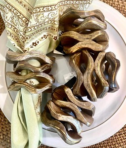 High Quality Resin Napkin <b>Rings</b> Fancy Design Pure <b>Indian</b> Resin Napkin <b>Ring</b> Holder For Wedding Hot Selling - Product Image 3