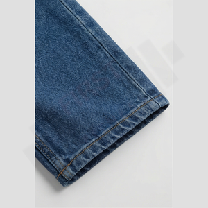 Pantalones Vaqueros de Mezclilla Casuales para Hombre, Estilo Recto, Lavado Oscuro, Estilo Vintage, Cierre de Botones, Venta al Por Mayor, Alta Calidad de Fábrica, Corte Regular, 2025 - Product Image 6