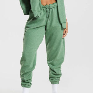 กางเกงจ็อกเกอร์ขายาวทรงตรงเอวสูงผ้าขนสัตว์เนื้อนุ่มระบายอากาศดี ดีไซน์เอวกลางแบบเรียบหรู สไตล์ลำลอง พร้อมโลโก้สั่งทำพิเศษ - Product Image 4