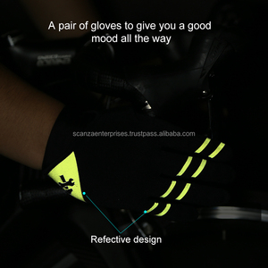 Gants de moto VTT personnalisés à doigts complets, respirants, réfléchissants, antidérapants, chauds en polyester, résistants à l'eau, pour les sports de plein air - Product Image 6