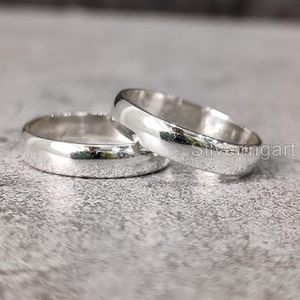 Anillo de Hombre, Anillo Sencillo de Plata, Anillo de Sello Pesado, Anillo de Meditación, Anillo de Plata de Ley 925 Hecho a Mano, Joyería Personalizada - Product Image 3