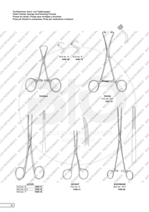 Fournisseur en gros de pinces en acier chirurgical éponge BOZEMANN de qualité supérieure tête ronde de 6.5 pouces de long 13mm à des fins médicales - Product Image 2