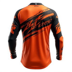 Maillots de motocross personnalisés, tissu léger conçu pour le confort, la durabilité et le style du pilote, course automobile de motocross - Product Image 2