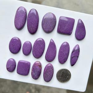 Haute Qualité Naturel Violet Stichtite Cabochon Forme Mixte Lisse Pierres Précieuses En Vrac InfinityStones Marque Rajasthan Origine Bijoux - Product Image 3
