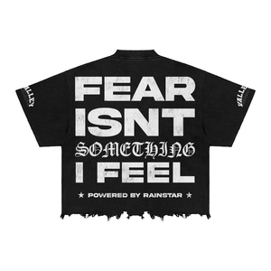 Dtg เสื้อยืดลายกรดสำหรับผู้ชายเสื้อยืดลาย280จีเอสเอ็มแบบย้อนยุคทรงสลิมฟิตโลโก้ตามสั่ง - Product Image 3