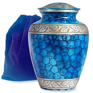 Nuevo lanzamiento Funeral Memorial Pot Tarro de cremación Contenedor de cenizas para adultos Cenizas humanas Urnas de cremación para cenizas humanas - Product Image 6