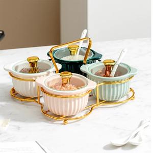 Laiton brillant polonais 4 sections bol serveur ensemble Offre Spéciale Premium bol luxe Royal classique Look fruits service fait à la main bol - Product Image 2