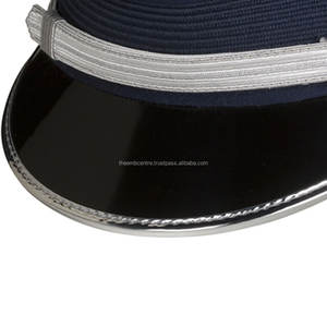 Gorra negra de lana de alto rango Air-Force, nuevo diseño elegante, logotipo bordado, accesorio de uniforme personalizado de alta calidad, uso diario para adultos - Product Image 4