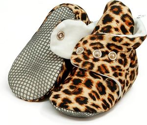 Zapatillas de lana para bebés, niñas y niños, botines de algodón cálidos y acogedores para recién nacidos, suela blanda antideslizante, zapatos de cuna para primeros pasos para niños pequeños - Product Image 3