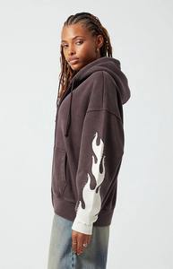 Ensembles de sweats à capuche zippés pour femmes, manches longues, nouvelle mode, ensemble personnalisé en 2 pièces pour femmes, fabricant d'ensembles pour femmes, entraînement - Product Image 5