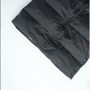Disponibile: Moda Transfrontaliera 2026 - Gilet Lungo in Cotone con Cappuccio Tinta Unita, Giacca Senza Maniche con Zip - Product Image 3