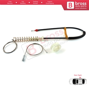 ชุดซ่อมมอเตอร์กระจกหน้าต่างด้านหลังขวา รุ่น BWR5379 สำหรับรถยนต์ซีรีย์ 5 E39 ปี 04/1999-2004 แบบ 4/5 ประตู รุ่นปรับโฉม 51358252430 - Product Image 4