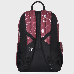 Arctic Fox Kitty Tawny Port School <b>Backpack</b> for Boys and Girls - Product Image 3