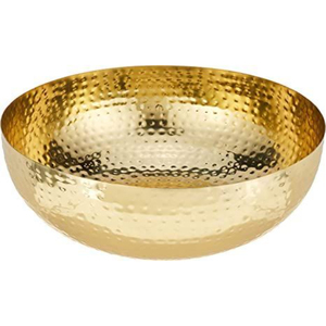 Exclusive Quality Handmade Eco-Friendly <b>Hammered</b> Metal Oval Bowl-Stylish Designer Table Decorative Food Serving Dessert <b>Holder</b> - Product Image 5