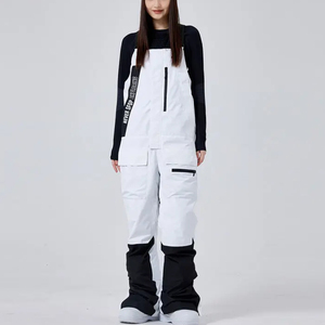 Pantalones Deportivos al Aire Libre para Hombre y Mujer, Pantalón Ajustable con Pechera de Esquí, Impermeable, Resistente al Viento, Ropa de Snowboard Sostenible - Product Image 5