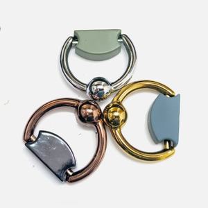Premium Zinc Alloy Modern Durable Swivel Ring Buckles Multi Color Bag Hooks for Kitchen & Bathroom Dresser Cabinet Hardware - Product Image 3