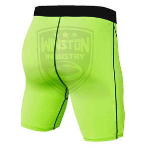 กางเกงขาสั้นรัดกล้ามเนื้อสำหรับผู้ชาย, ใหม่2024กางเกงรัดเอวยางยืดสไตล์สตรีทสำหรับฟิตเนสและการวิ่ง - Product Image 3