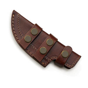 Cuchillo de Supervivencia de Acero de Damasco Hecho a Mano de Alta Calidad, Cuchillo de Campamento para Actividades al Aire Libre con Mango Sólido - Product Image 5