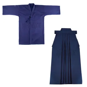Top Quality Kendogi Kendo Uniform 100% Cotton Jersey Kendo Keikogi Hakama