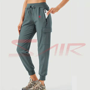 Pantalones Casuales de Lujo para Mujer, Tallas Grandes, Cintura Alta, Rectos, Transpirables, de Secado Rápido, de Algodón y Felpa, Personalizables, al por Mayor - Product Image 3