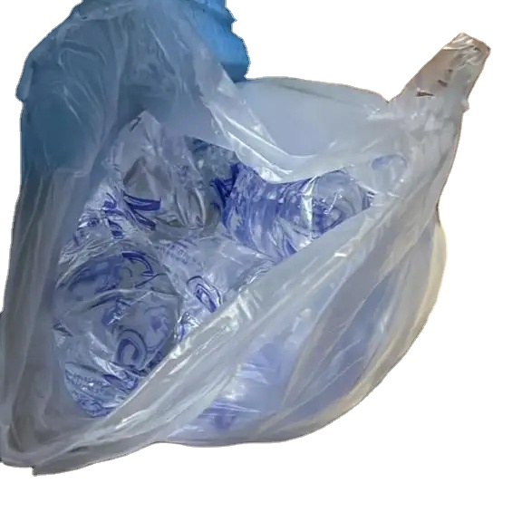 Bolsa de agua de alta calidad Bolsa de plástico Bolsas de plástico transparente para embalaje de alimentos Bolsa de plástico disponible a precio al por mayor