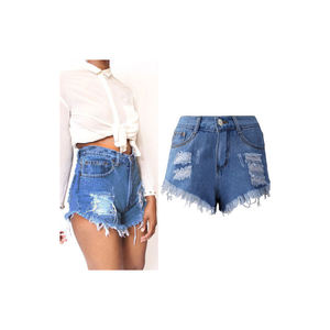 Pantalones cortos de mezclilla para mujer OEM más vendidos pantalones cortos de mezclilla sostenibles cómodos de algodón originales para mujer Pantalones cortos de mezclilla de invierno de moda para mujer - Product Image 3