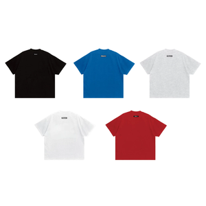 เสื้อทีเชิ้ต100% ผ้าคอตตอนสีดำสำหรับทุกเพศเสื้อยืดขนาดใหญ่260ก. น้ำหนักผ้าและลายปักกราฟฟิตีสำหรับผู้ชายผู้หญิง - Product Image 6