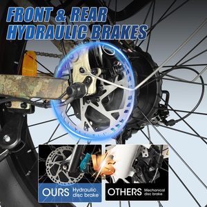 Falcon 12V telaio in alluminio Off-Road bici elettrica 45MPH-5000W per doppio motore caccia grasso pneumatico Full sospensione Dirt Bike - Product Image 3