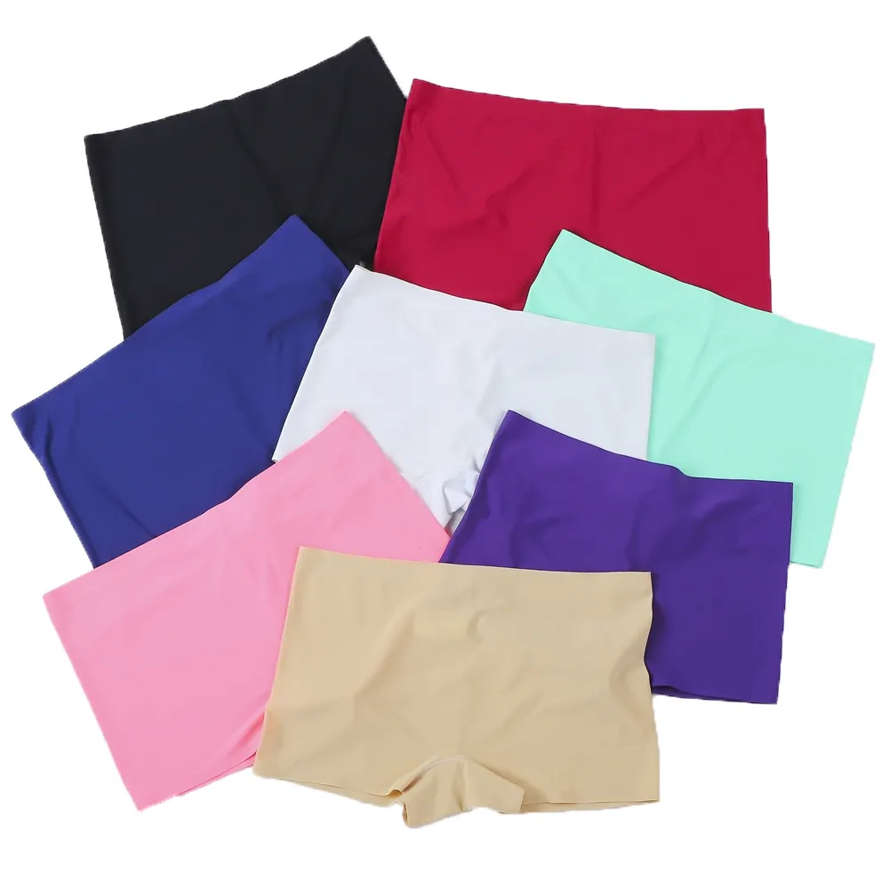 Großhandel Frauen Boxershorts Unterwäsche Elastic Women Boxer Briefs Atmungsaktive nahtlose Boy shorts Nahtlose Höschen für Frauen Nylon