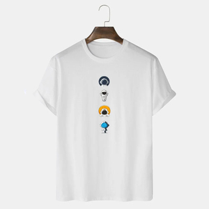 Nueva moda hombres camiseta poliéster hecho superventas hombres camisetas fabricante mejor precio camisa sólida - Product Image 1