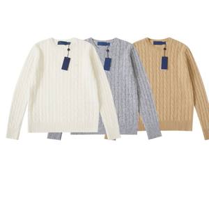 Suéteres de mujer Suéter de diseñador de moda Casual Manga larga Proveedor de punto de invierno Rayas Cuello redondo Tops al por mayor - Product Image 1