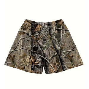 Vente à chaud de shorts en maille pour hommes de haute rue conception personnalisée fermeture à la taille élastique impression numérique de style solide disponible vente pour adultes - Product Image 3