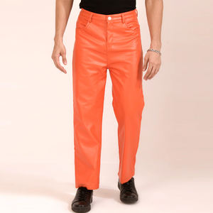 Prix de gros 100% pantalons en cuir véritable pour adultes pantalons en cuir de qualité supérieure pour hommes - Product Image 3