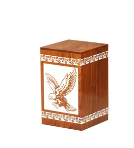 Wooden Urn <b>Box</b> For Adult <b>Ashes</b> Cremation For Male and Female Decorative Urns Funeral - Product Image 1